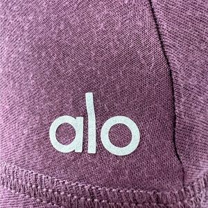 Dark Purple Alo athletic shirt